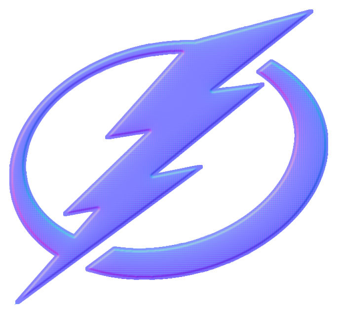 Tampa Bay Lightning Colorful Embossed Logo vinyl decal